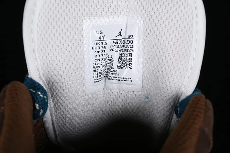 All categories Air Jordan Jordan series basketball shoes Air Jordan 1 Low G version pure original Air Jordan 1 Low "Cacao Wow" AJ1 Joe 1 Mocha color low-top cultural casual sneakers FB2216-200